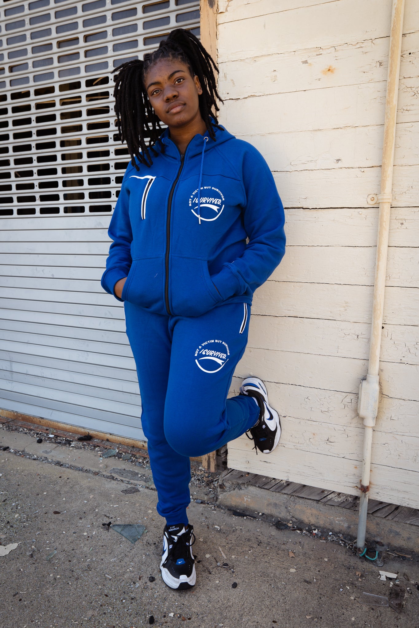 I Survived Sweatsuit Blue